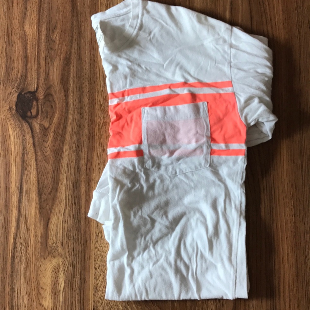 PINK Neon and White Long Sleeve